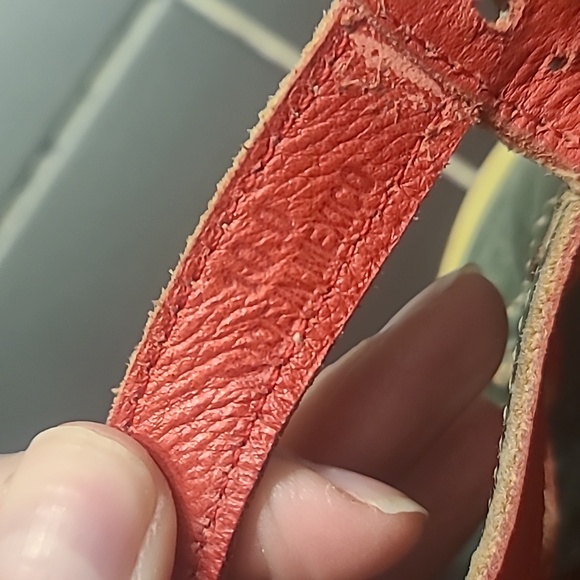 Bed Stu Shirin F399046 Womens Green Leather Zipper Platforms Sandals size 10 - Picture 5 of 9